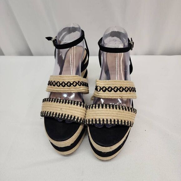 Schutz Size 10 Women's Denes Platform Espadrille Sandals P - Picture 7 of 13